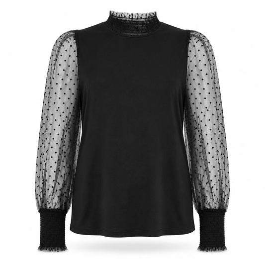 Womens UK Size 6 Boden Black Viscose Blend Blouse
