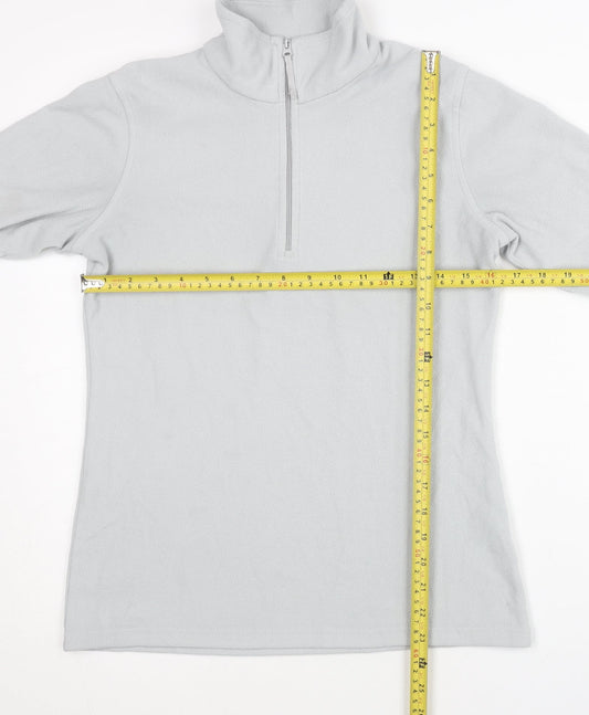 Mountain Warehouse Women’s Grey Fleece 1/2 Zip Sweatshirt Size S