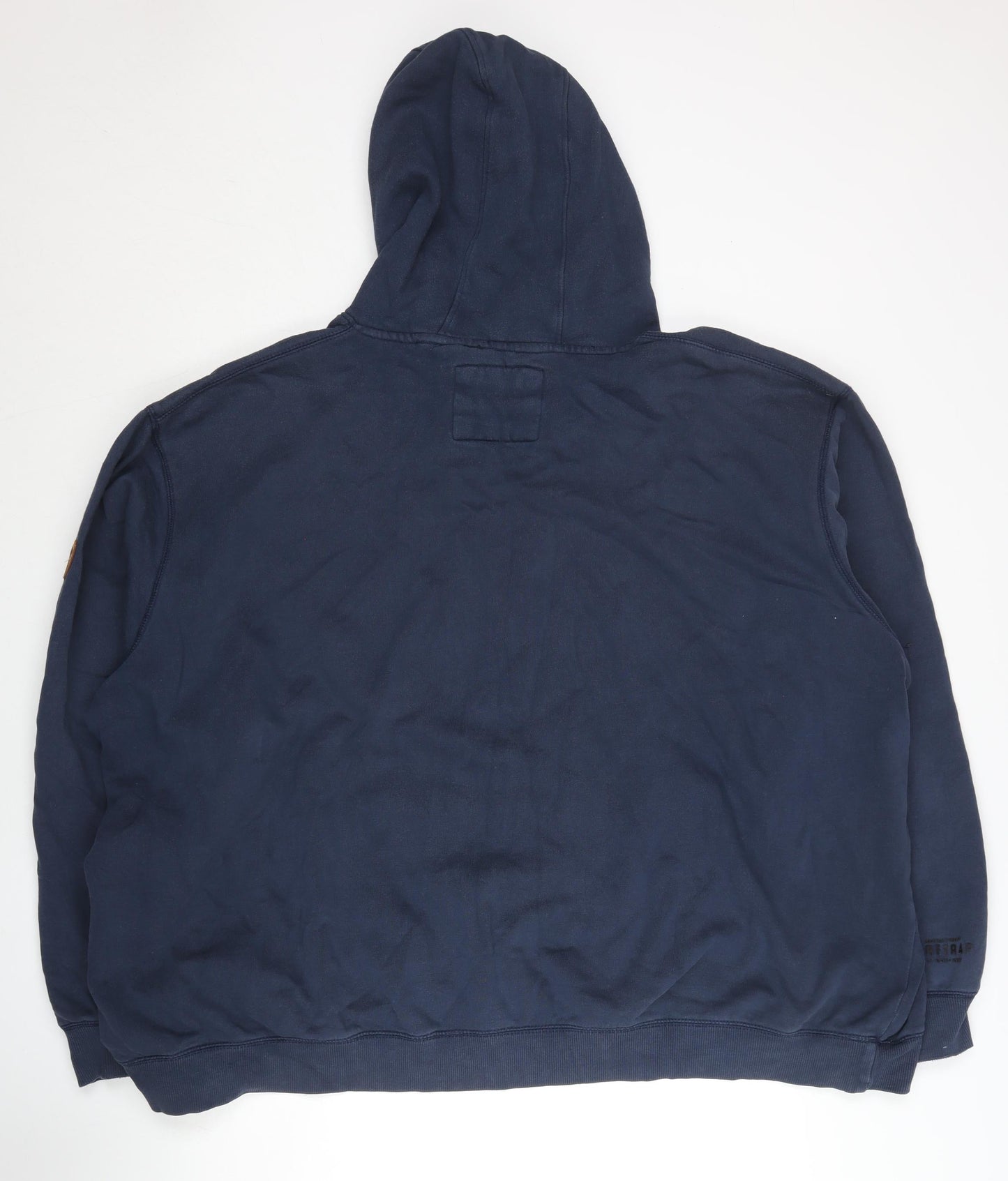 Firetrap Men's Blue 3XL Pullover Hoodie Graphic Print Sweatshirt