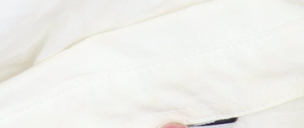 Womens UK Size 12 U.S. Polo Assn. White 100% Cotton Button-Up