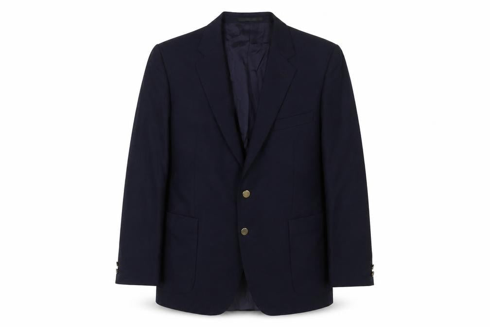 Marks and Spencer St Michael Men’s Blue Wool Blazer 43 Short Classic