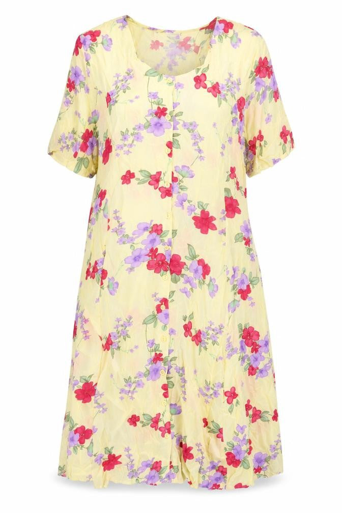 Classics Women’s Multicoloured Floral Midi Shirt Dress L