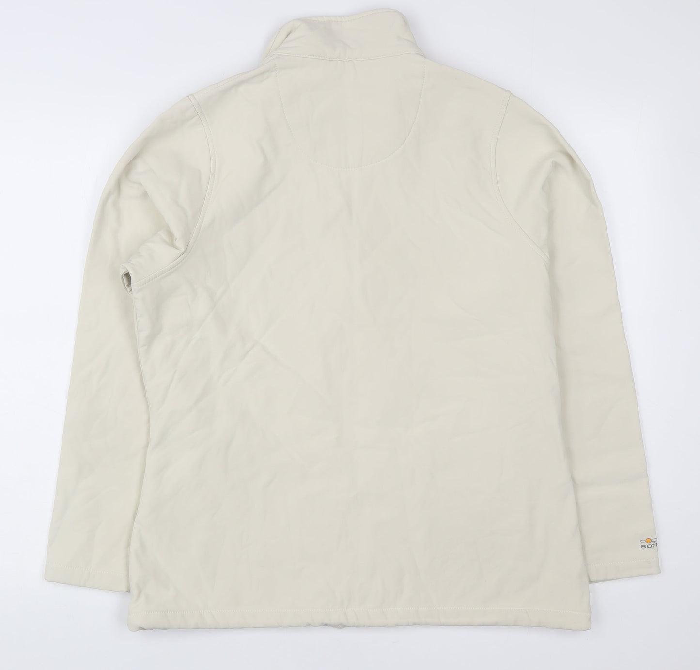Regatta Women's Beige Softshell Jacket Size 14 Full Zip Outdoor Coat