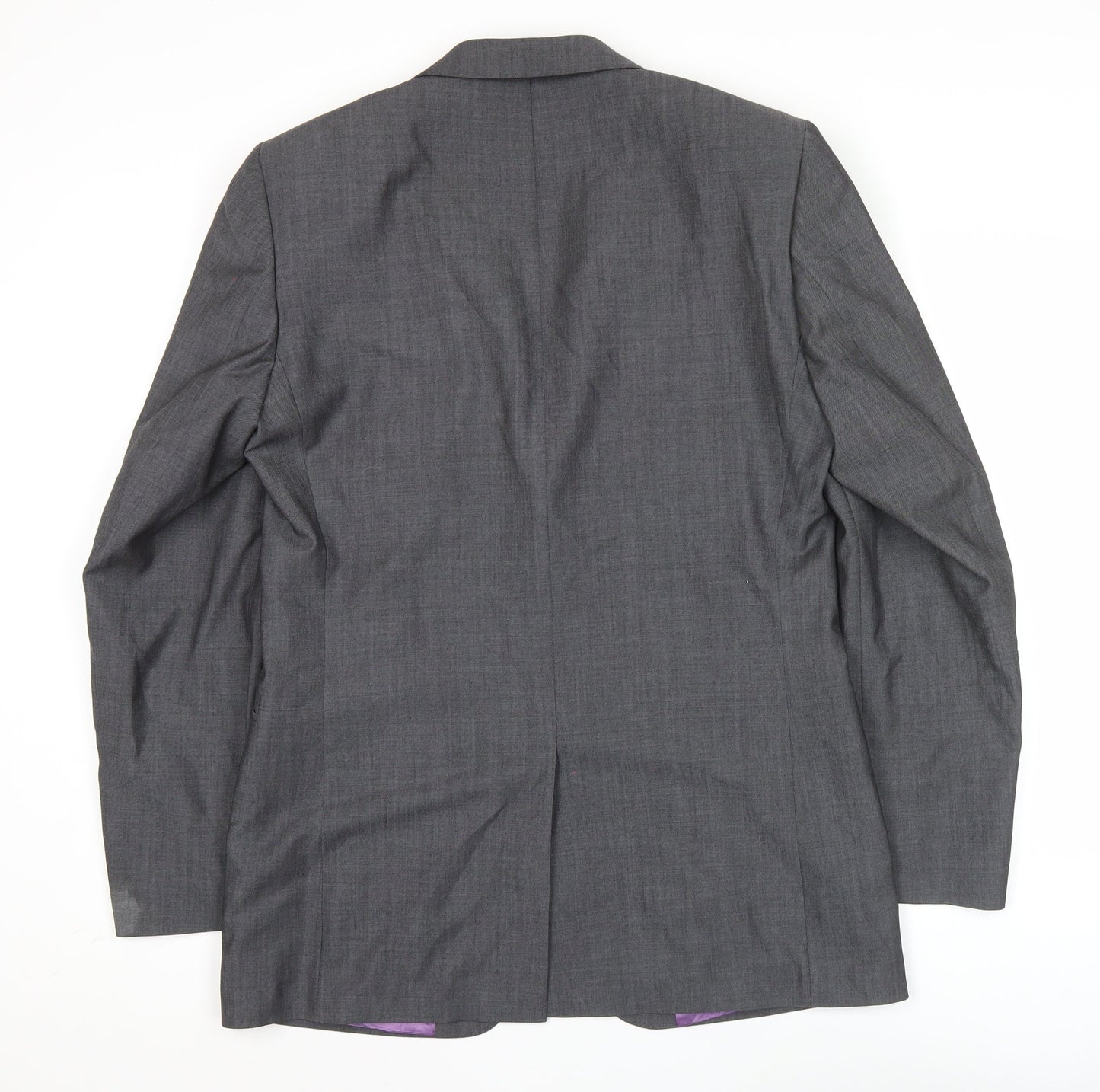 Charles Tyrwhitt Men’s Grey 38L Wool Blazer Jacket Classic Fit