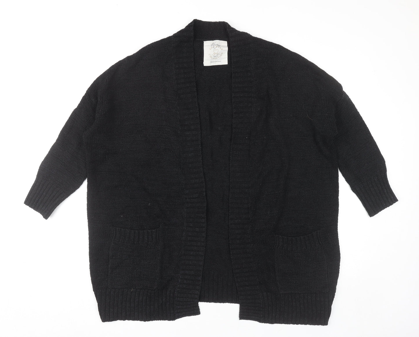 Havana Knitwear Collection Womens Black Size S Cardigan Jumper