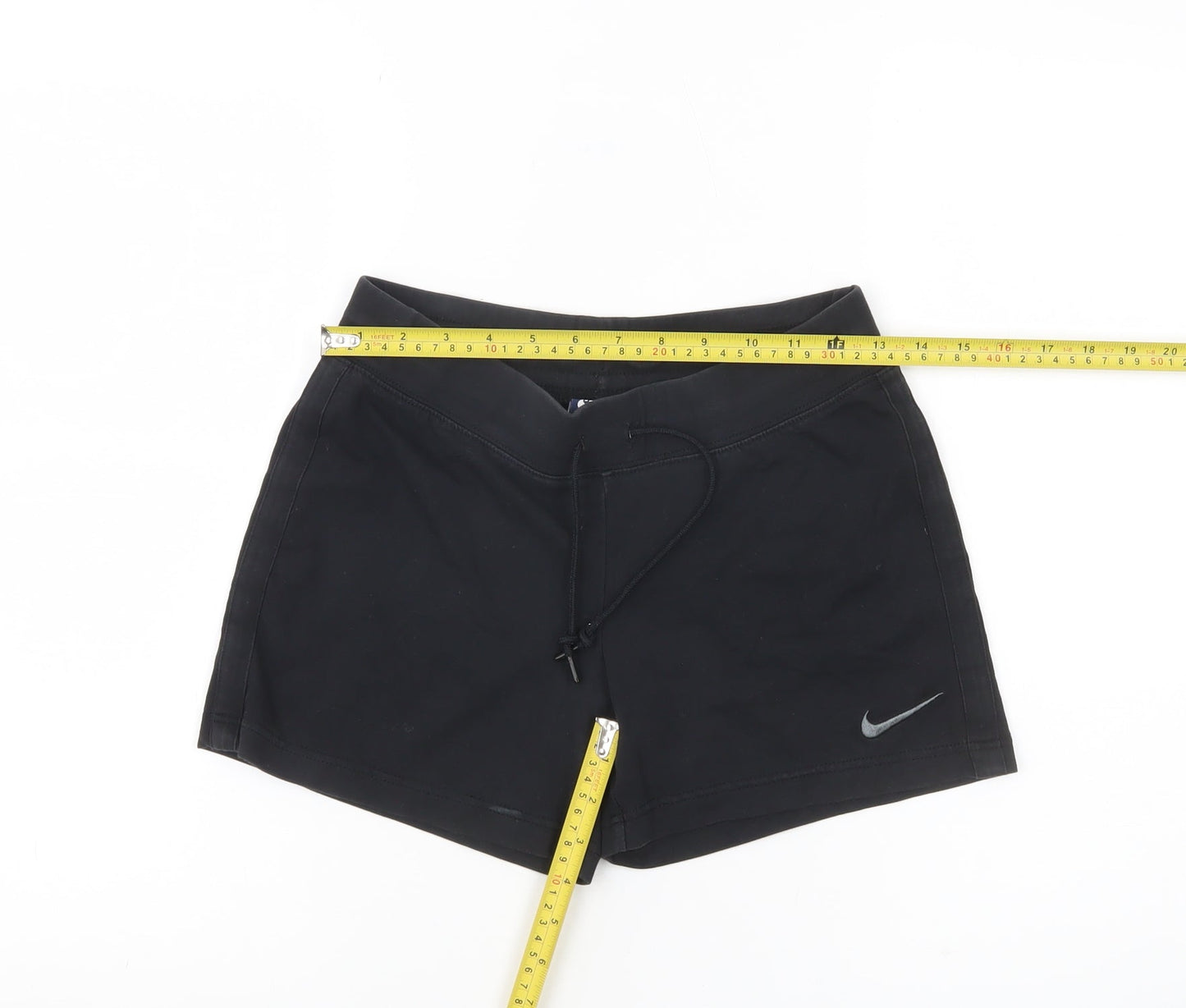 Nike Women’s Black Cotton Blend Sports Shorts Size S
