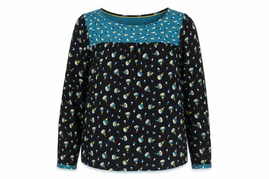 Womens UK Size 16 Boden Multicoloured Lyocell Blend Blouse
