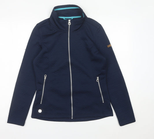 Regatta Womens Blue Full Zip Sweatshirt Jacket Size 10 UK Outdoor
