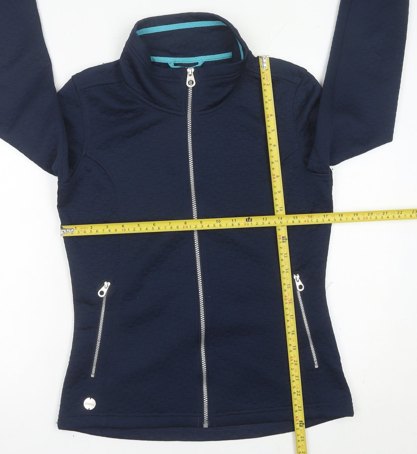 Regatta Womens Blue Full Zip Sweatshirt Jacket Size 10 UK Outdoor