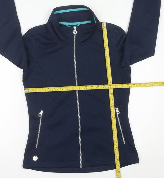Regatta Womens Blue Full Zip Sweatshirt Jacket Size 10 UK Outdoor