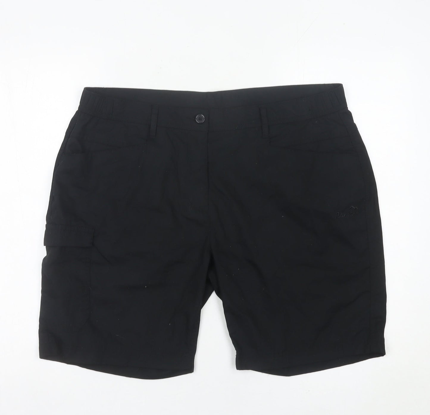 Peter Storm Womens Black Size 16 Regular Hiking Shorts