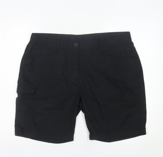 Peter Storm Womens Black Size 16 Regular Hiking Shorts
