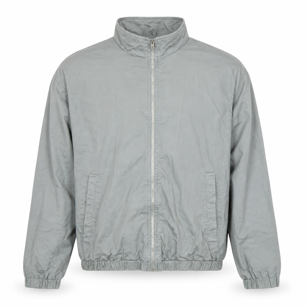 Zara Men’s Grey XL Cotton Blend Zip Up Casual Jacket