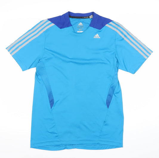 Adidas Men’s Blue ClimaCool Sports T-Shirt S Athletic Fit