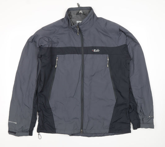 Rab Men’s Grey XXL Vapour Rise Lite Softshell Jacket Outdoor Hiking