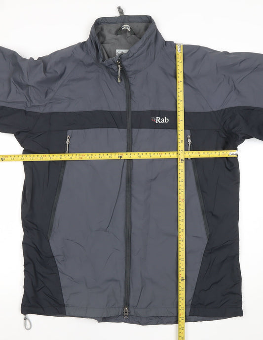 Rab Men’s Grey XXL Vapour Rise Lite Softshell Jacket Outdoor Hiking
