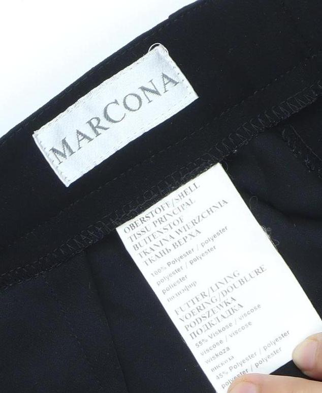 Marcona Women’s Black Size 14 Straight Leg Dress Pants