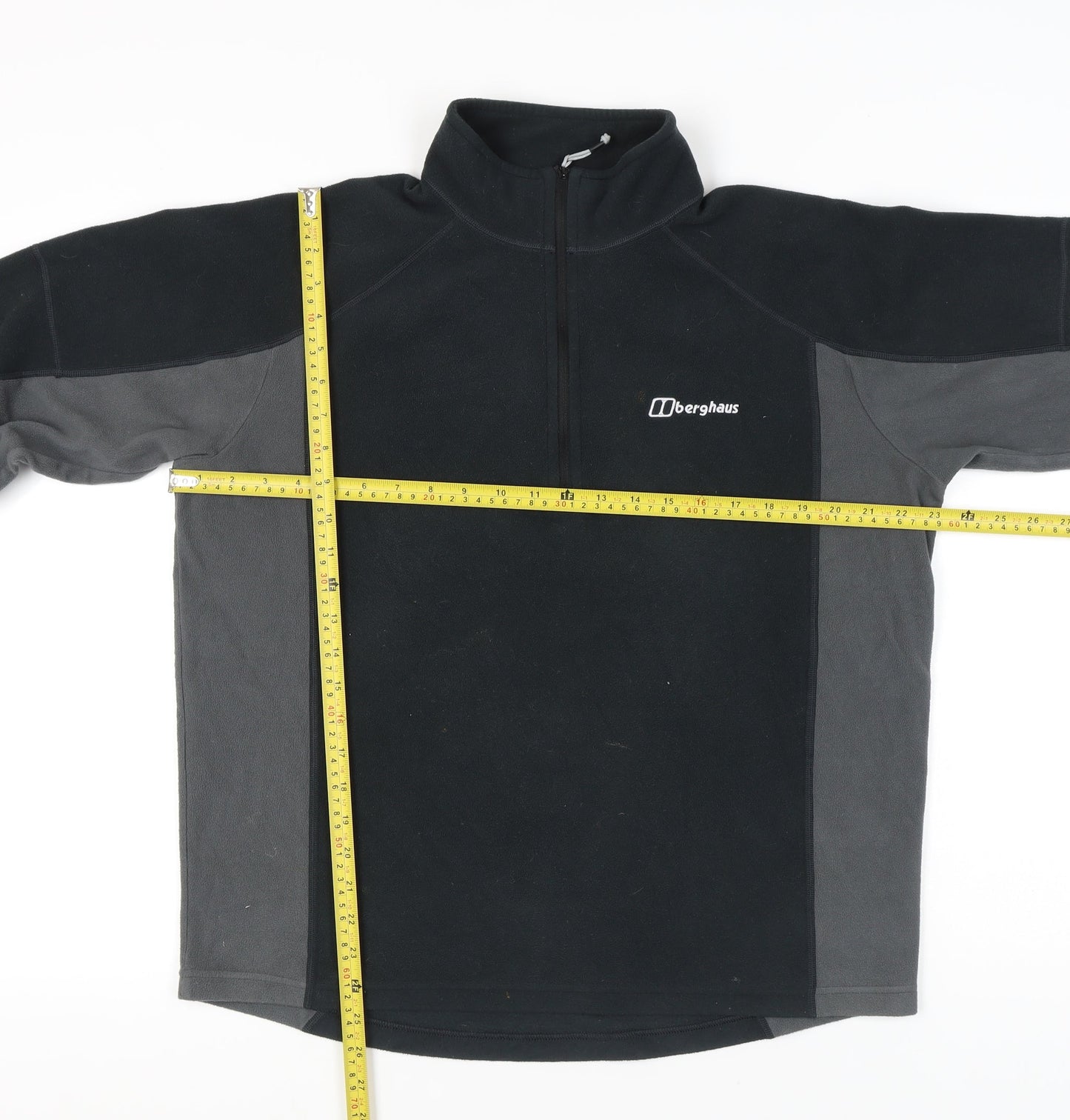 Berghaus Mens Black Fleece Pullover Sweatshirt Size L Outdoor Hiking