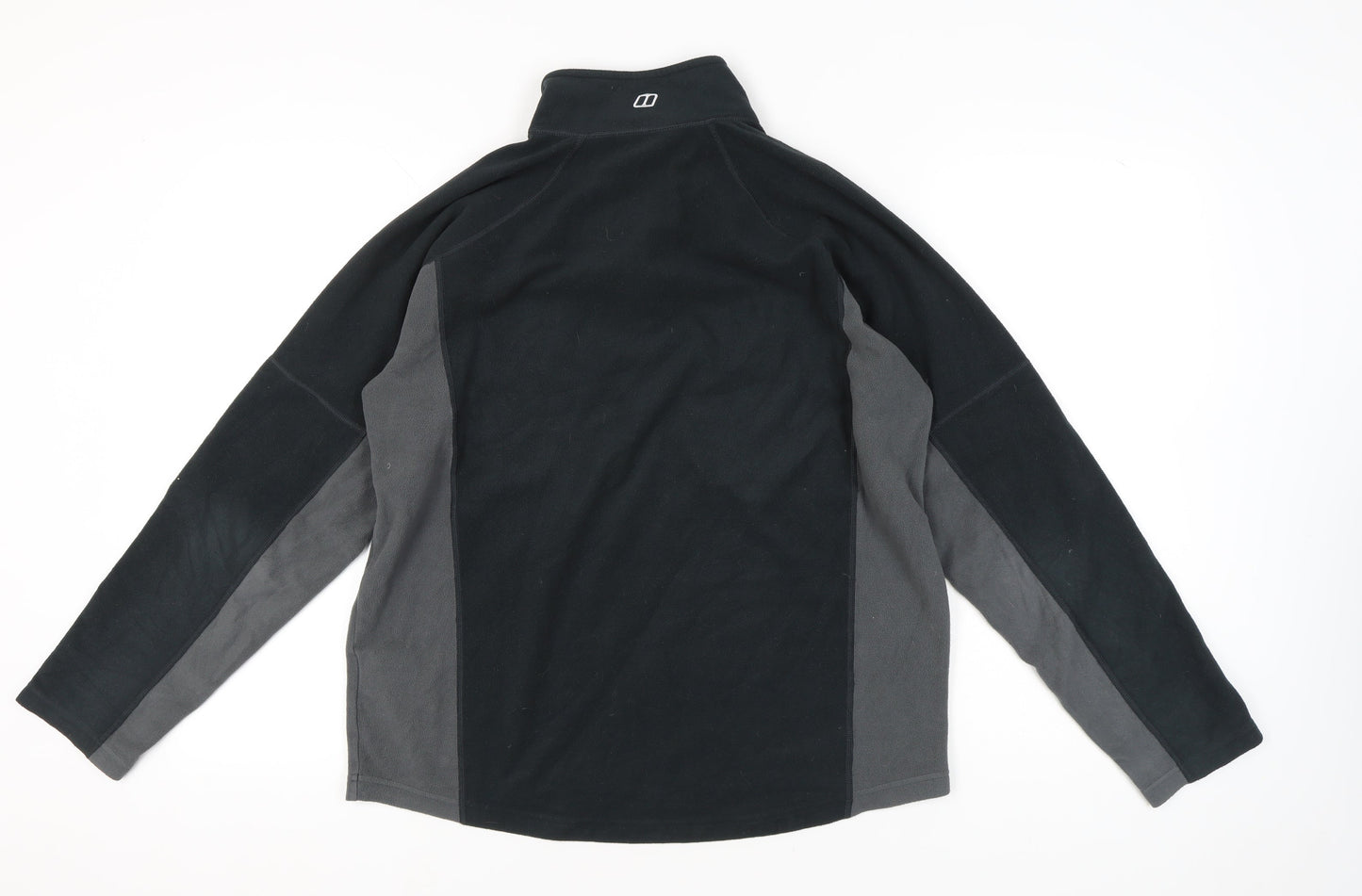 Berghaus Mens Black Fleece Pullover Sweatshirt Size L Outdoor Hiking