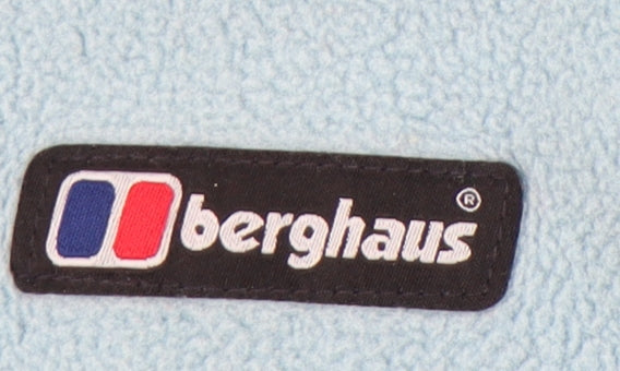 Berghaus Women's Blue Fleece Jacket Size 12 Full Zip Outdoor