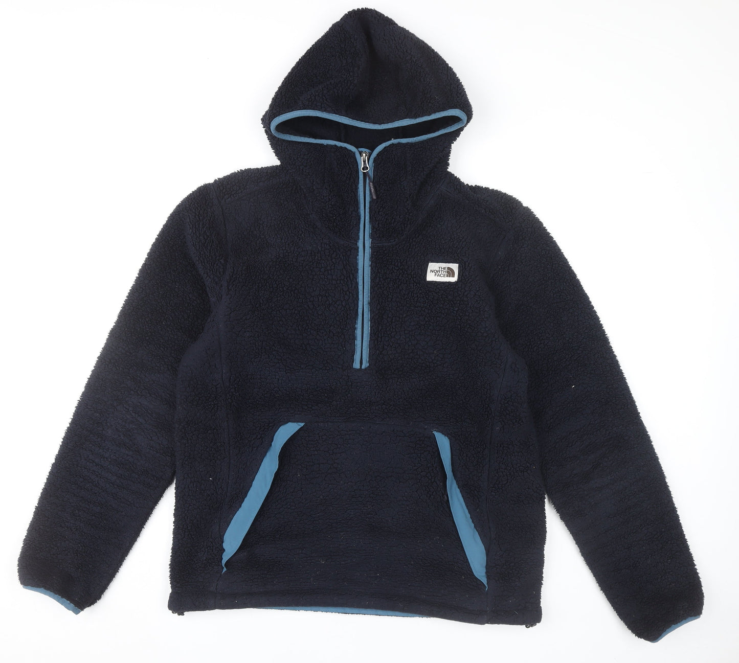 The North Face Men's Blue Fleece Hoodie Jacket Size M Outdoor