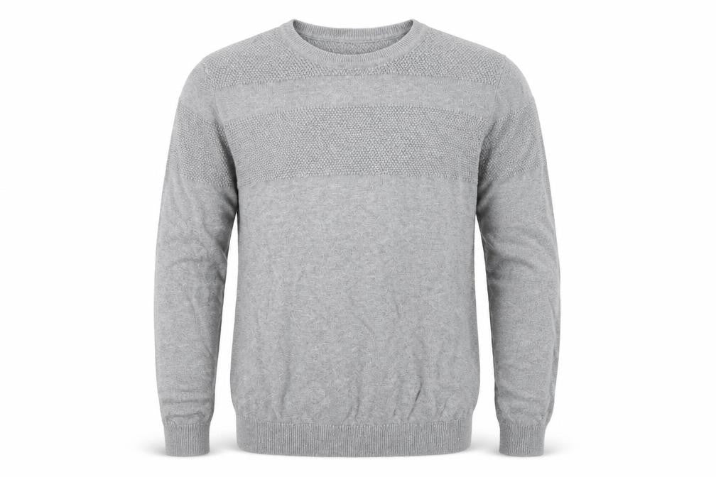 Red Herring Men's Grey Cotton Crew Neck Pullover Jumper M