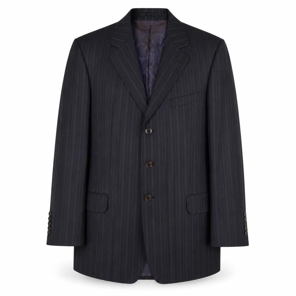 Mens 40 Chest Regular Paul Smith Blue Three-Button Blazer