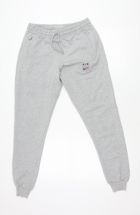 Nike Boys Grey 2XL Jogger Sweatpants Trousers Elastic Waist Pockets