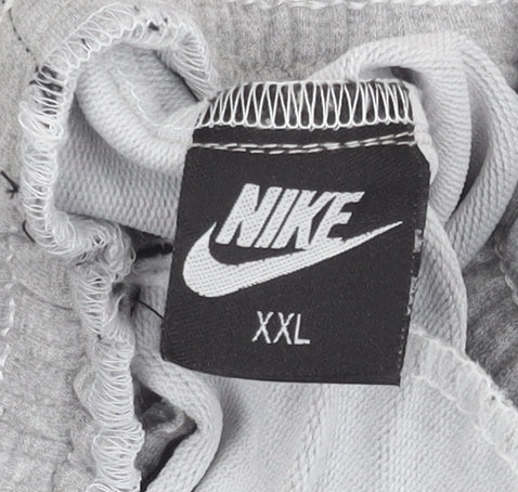 Nike Boys Grey 2XL Jogger Sweatpants Trousers Elastic Waist Pockets