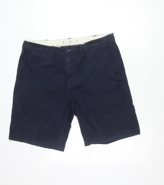 Ralph Lauren Men's Blue Chino Shorts Size 36 Relaxed Fit