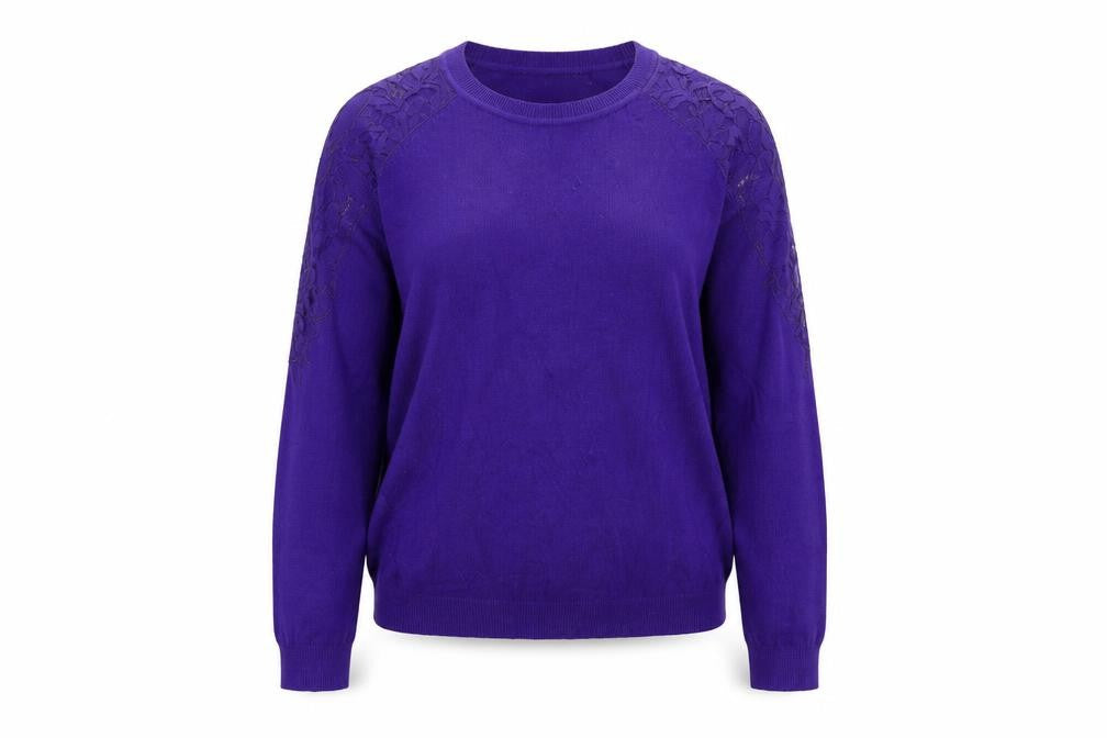 Dorothy Perkins Women’s Purple Cold Shoulder Jumper UK 10