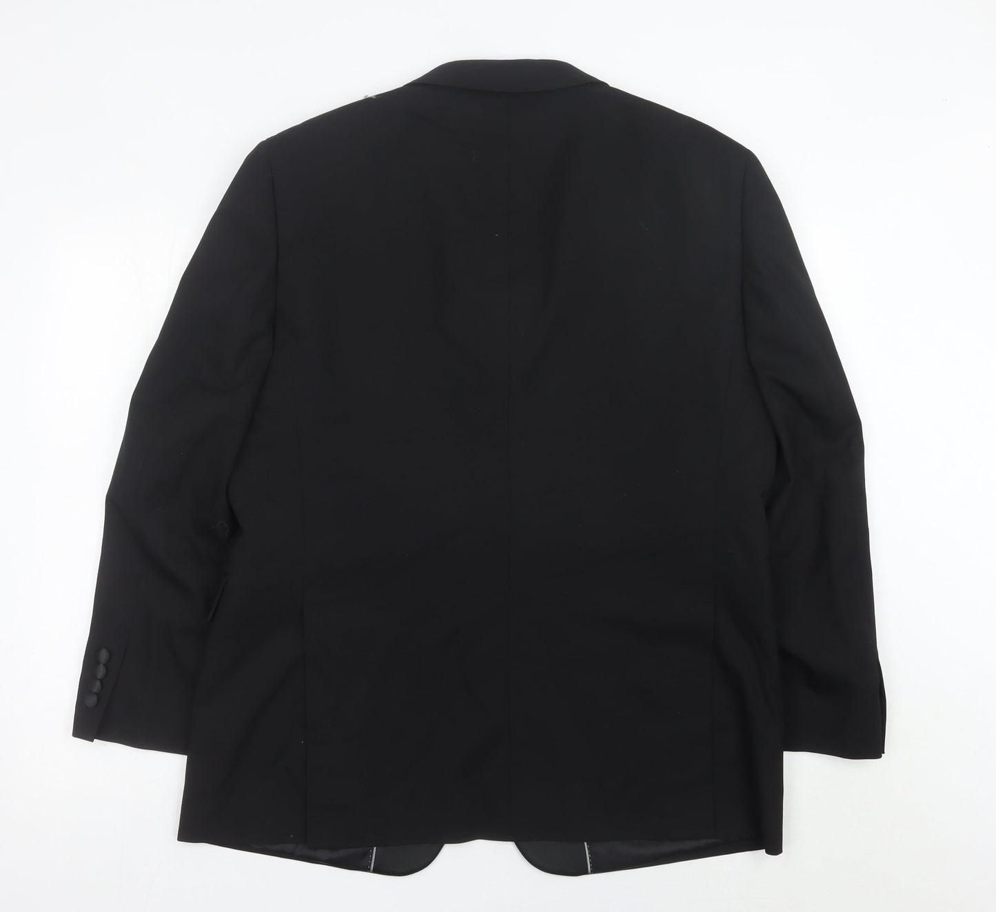 Moss Bros Men's Black 42S Wool Blend Shawl Lapel Tuxedo Jacket