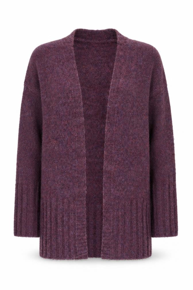 Marks and Spencer Women’s Purple Knit Long Sleeve Cardigan S