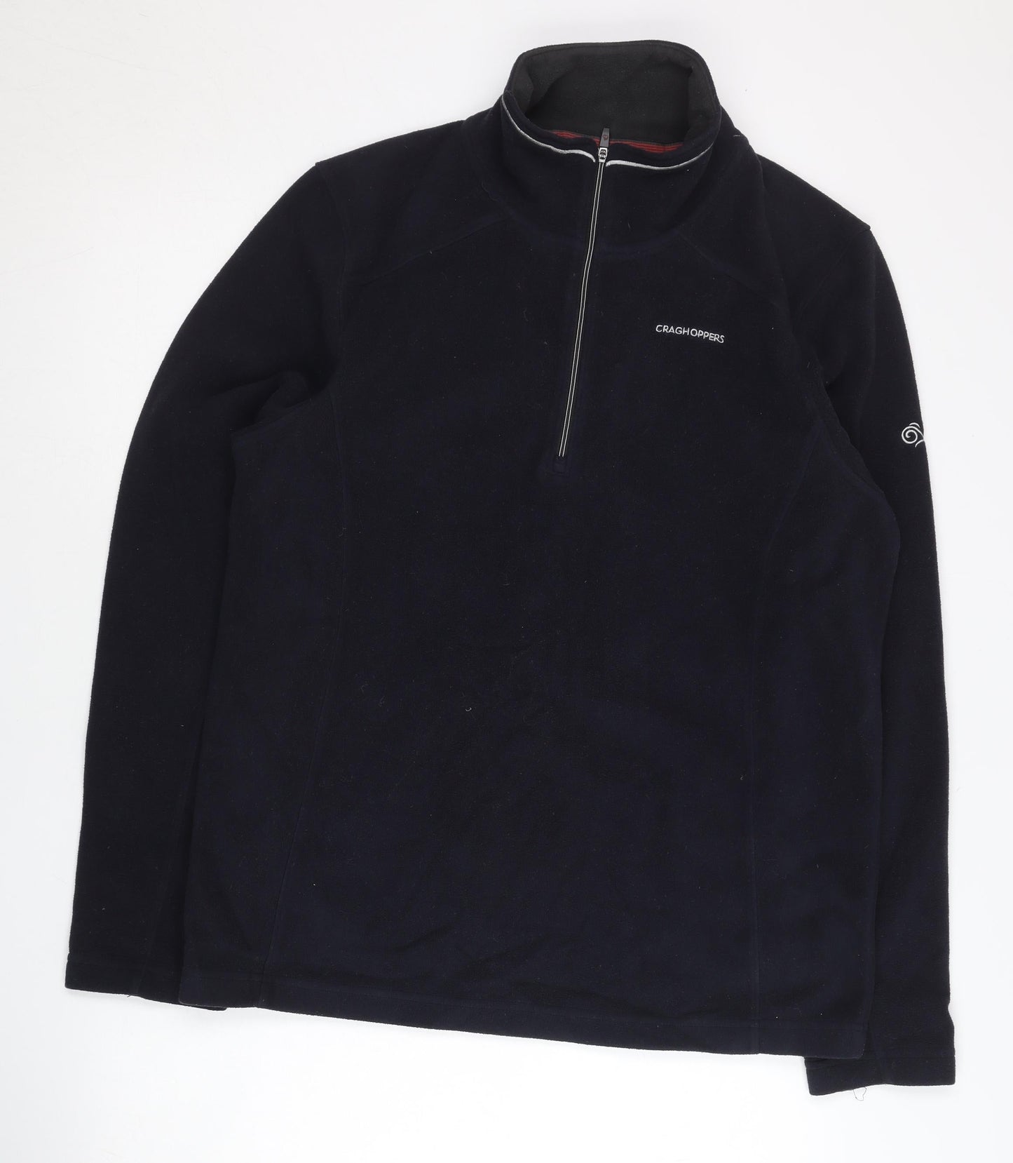 Craghoppers Men’s Black Fleece Pullover Sweatshirt S Regular Fit