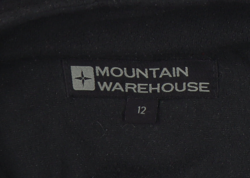 Mountain Warehouse Women's Black Fleece Sweatshirt Size 12