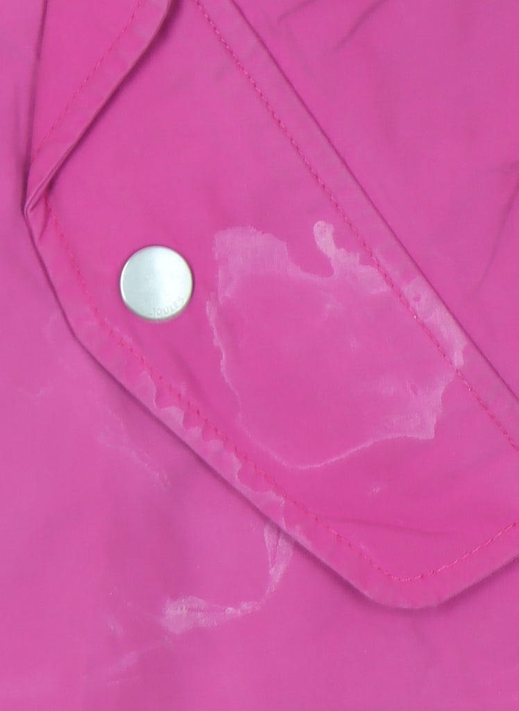 Joules Womens Pink Waterproof Hooded Rain Jacket Coat UK 16
