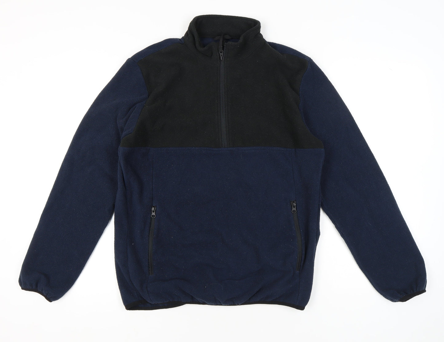 Jack & Jones Men’s Blue Fleece Full Zip Jacket Size L
