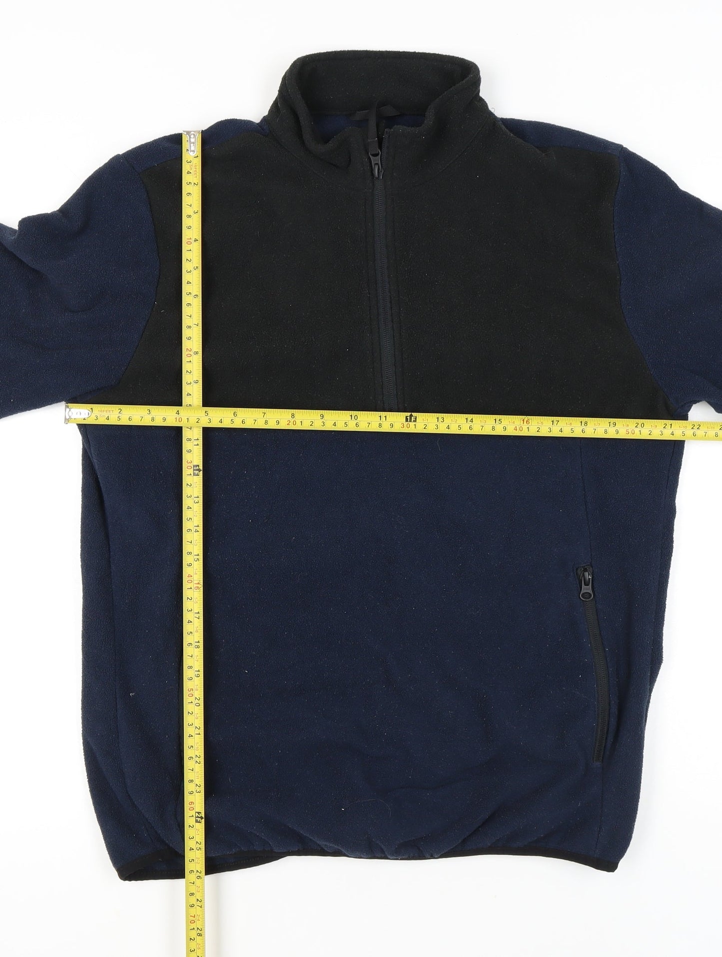 Jack & Jones Men’s Blue Fleece Full Zip Jacket Size L