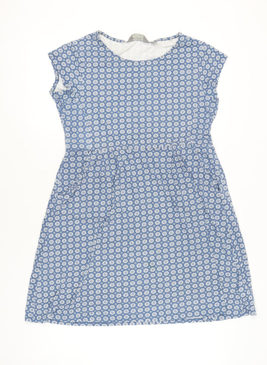 Mountain Warehouse Women’s Blue Floral Fit & Flare Dress Size 16