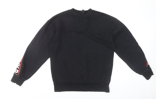 IVY PARK Womens Black XS Logo Pullover Sweatshirt Long Sleeve