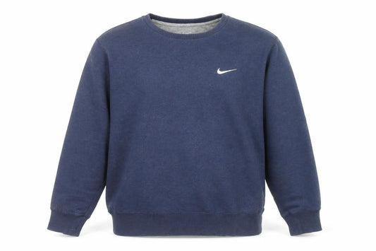 Mens UK L Regular Nike Blue Pullover Sweatshirt