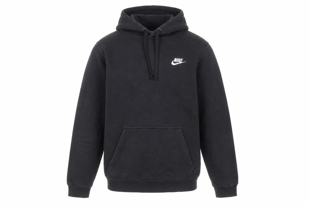 Mens UK XS Regular Nike Black Pullover Hoodie