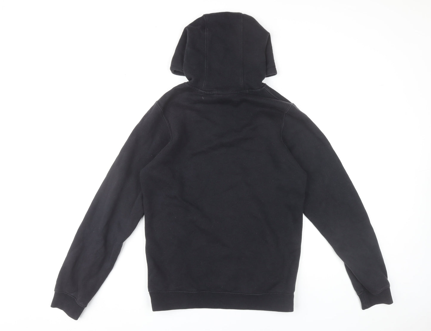 Nike Men’s Black XS Pullover Hoodie Fleece Cotton Logo Sweatshirt