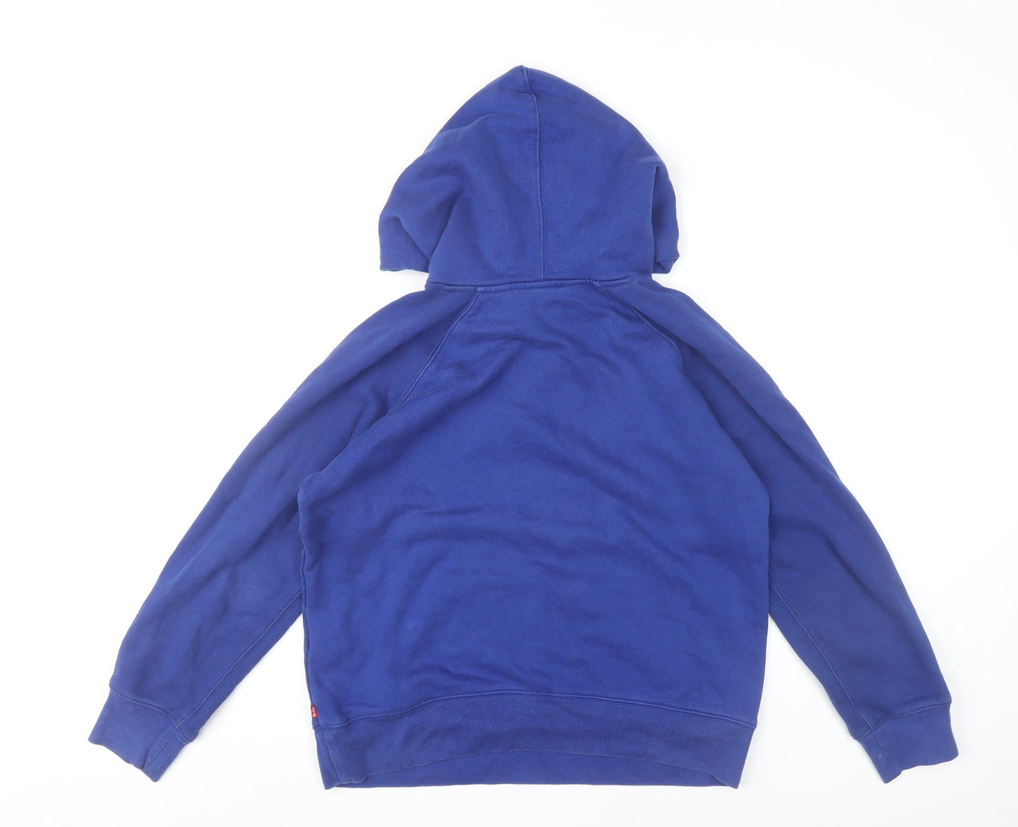 Levi's Women Blue Pullover Hoodie Small Logo Raglan Sleeve