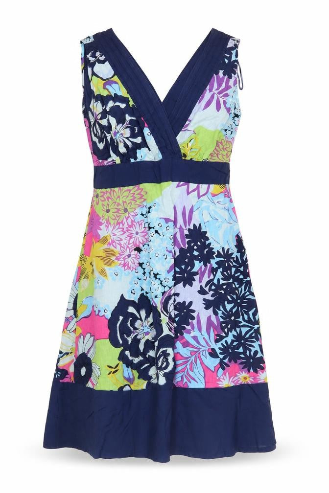 Pepperberry Women’s Multicoloured Floral Cotton A-Line Dress Size 10RC