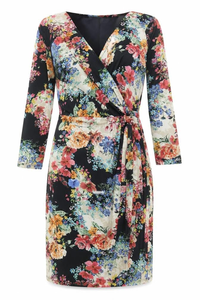 Monsoon Women’s Multicoloured Floral Bodycon Dress UK 12