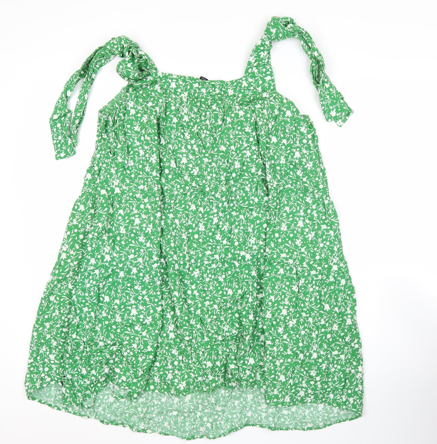New Look Women’s Green Floral Sleeveless Camisole Top L
