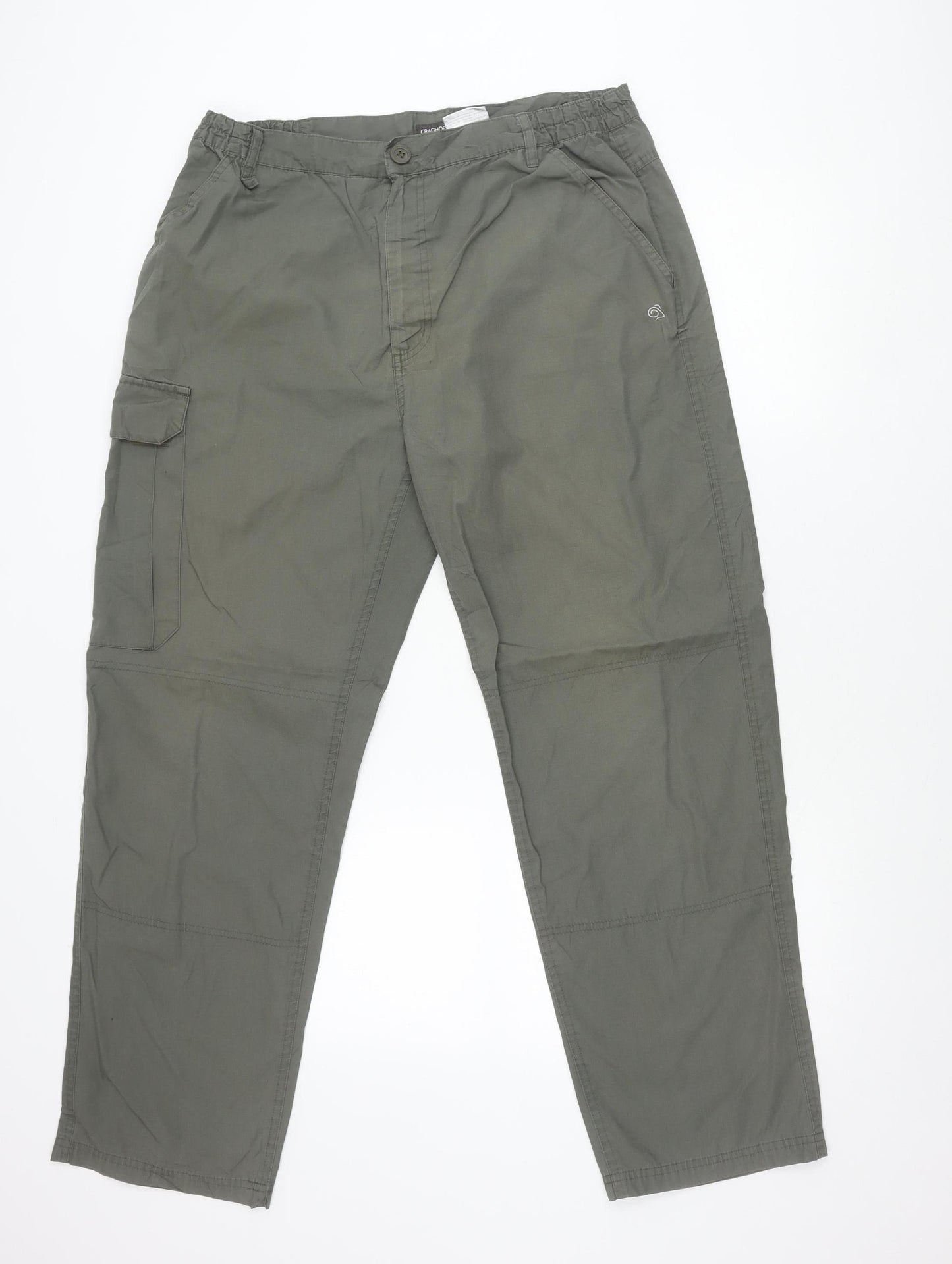 Craghoppers Men’s Green Cargo Trousers 34W Regular Outdoor Pants