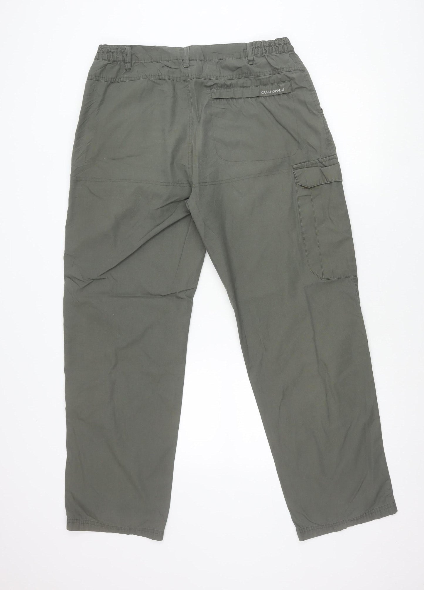 Craghoppers Men’s Green Cargo Trousers 34W Regular Outdoor Pants