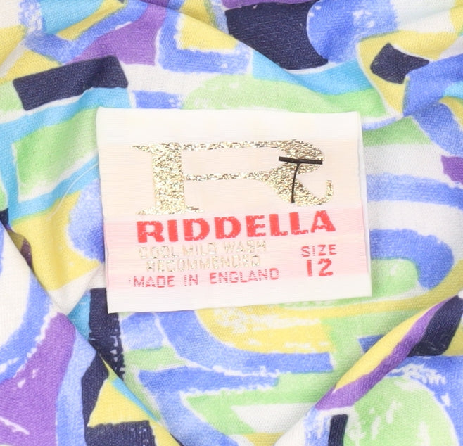 Riddella Women’s Multicoloured Geometric Shirt Dress Size 12